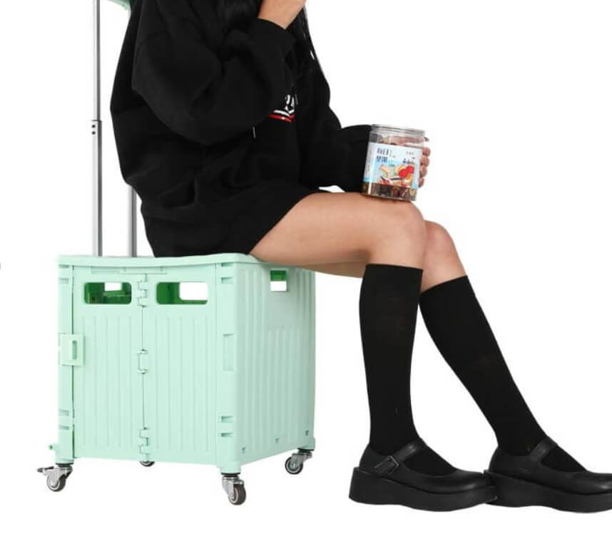 รถเข็นพับได้ MEDILA รุ่น TROLLEY0004GR สีเขียว_7